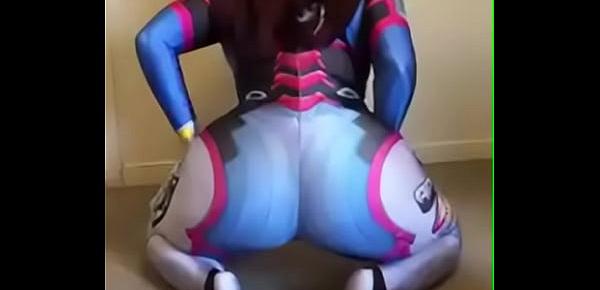  Overwatch D.va cosplay | Nerf this!